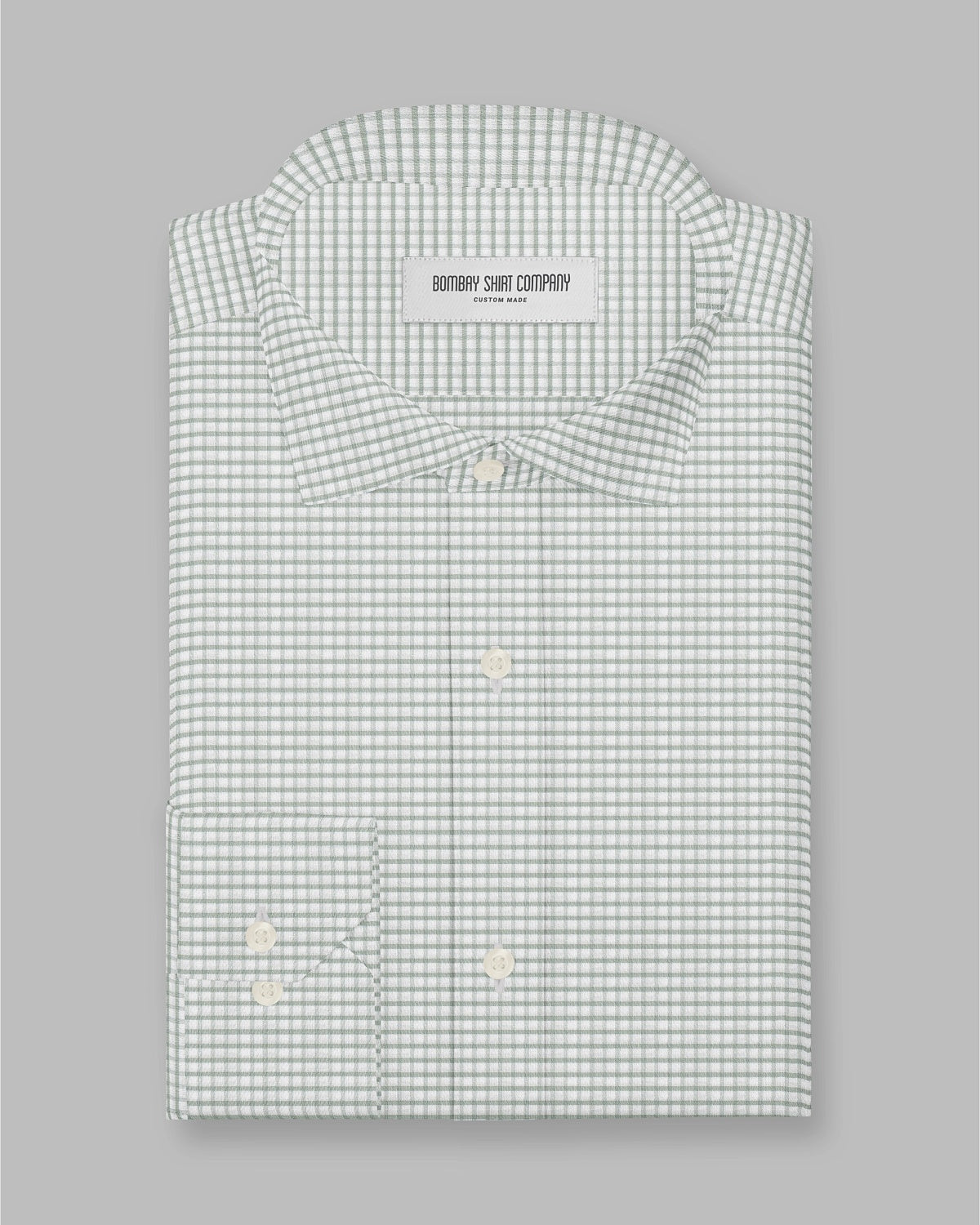 Clarion Gingham Checked Shirt - Green