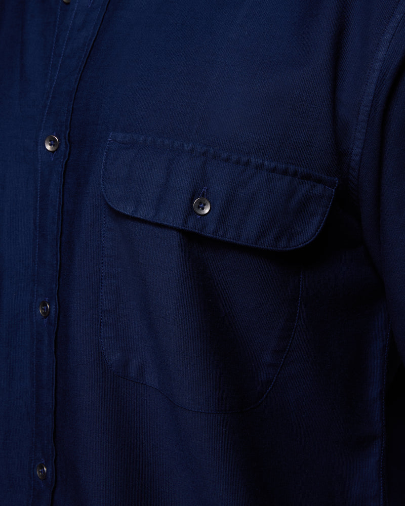 Navy Corduroy Shirt