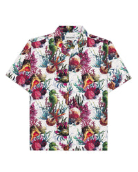 Aquaflora Cotton Silk Printed Shirt - Multicoloured
