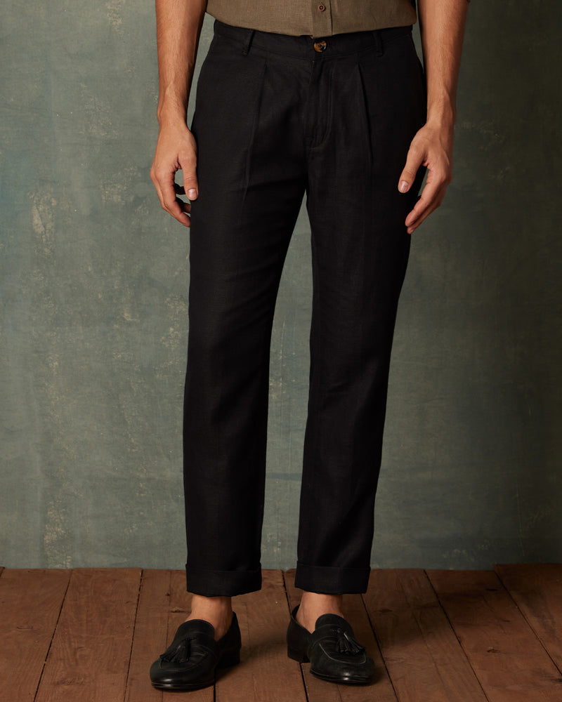 Timeless Linen Pants - Black