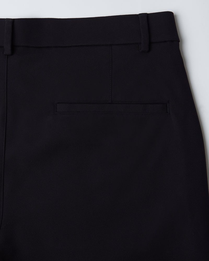 Tailored 4-Way Stretch Nylon Smart Pants - Black