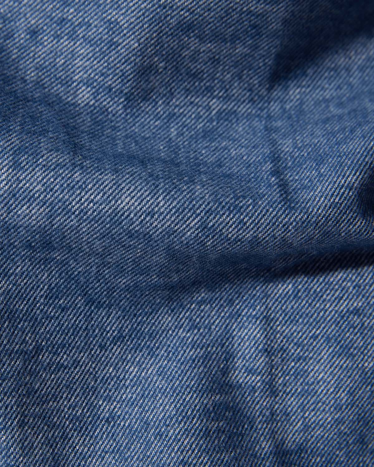 Japanese Brushed Twill Shirt - Blue