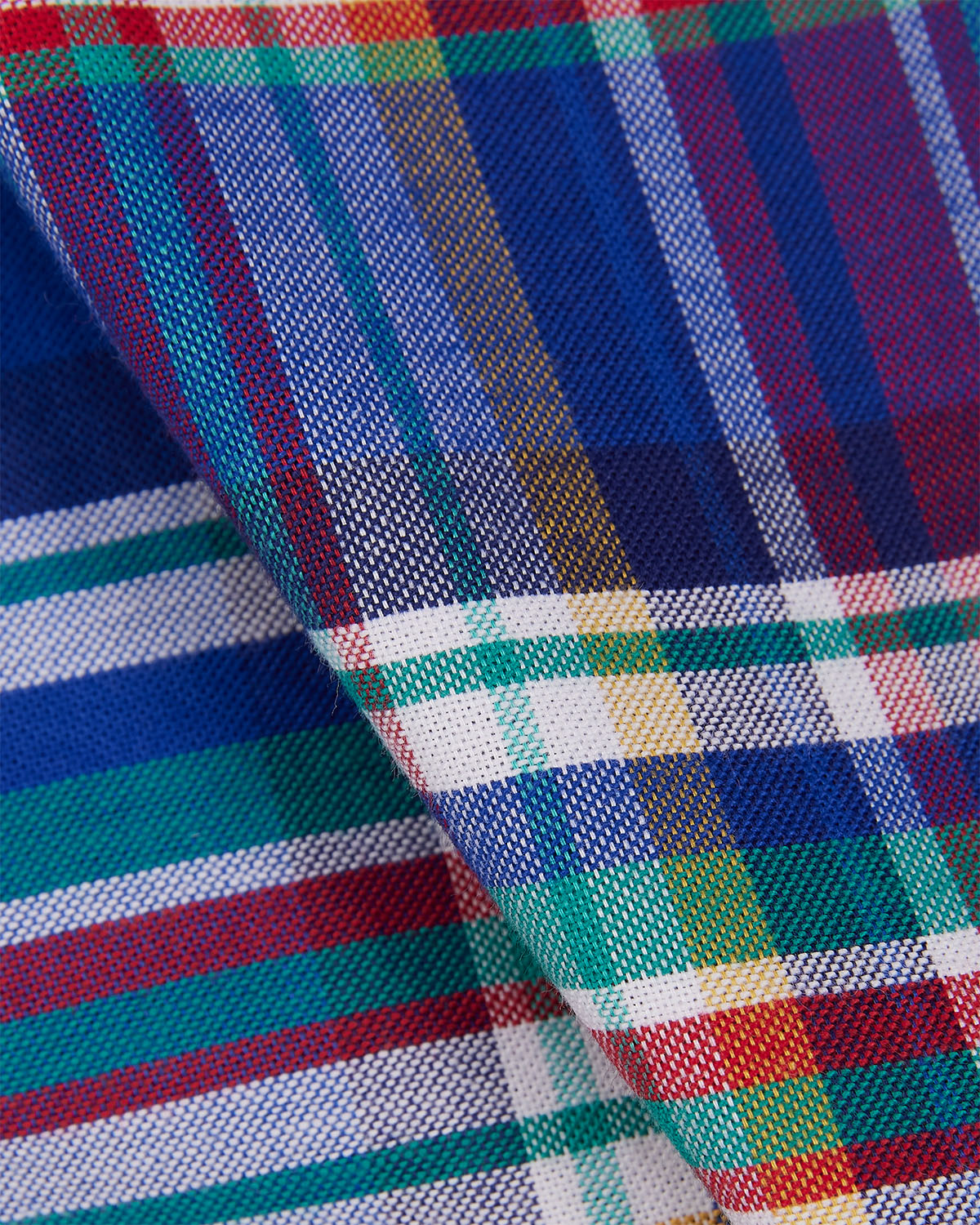 Stretch Oxford Checked Shirt - Multicoloured