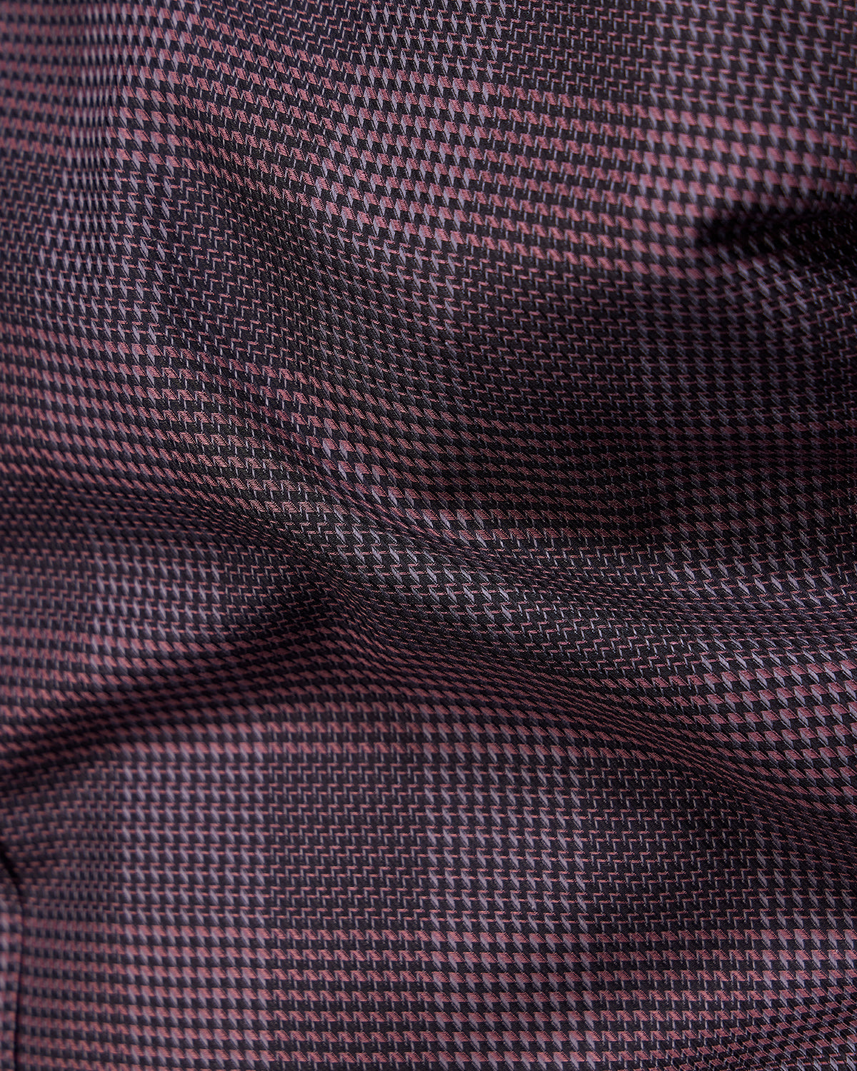 Merlot Grid Dobby Checked Shirt - Maroon