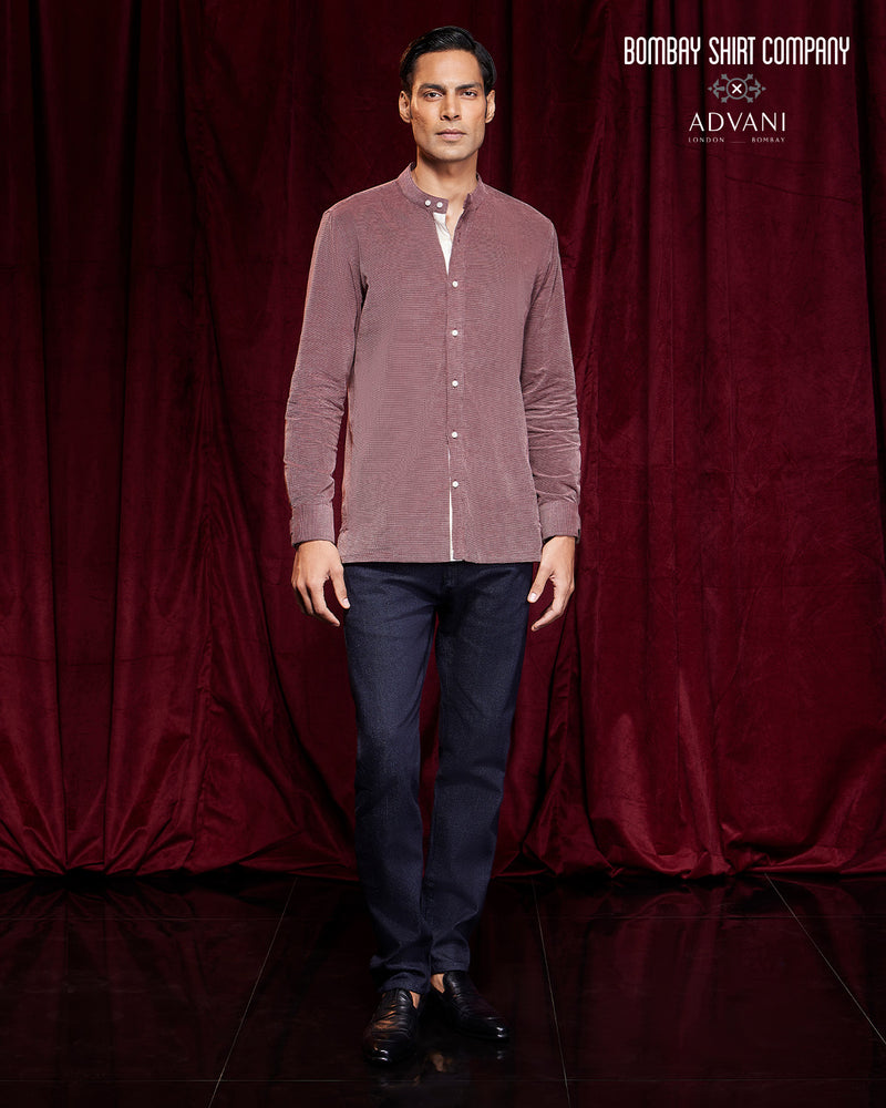 BSC x ALB | Groove Corduroy Shirt - Maroon