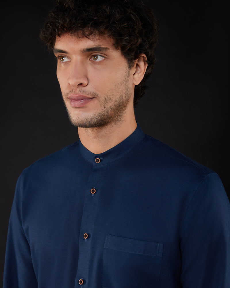 Blue Creek Cotton Linen Shirt