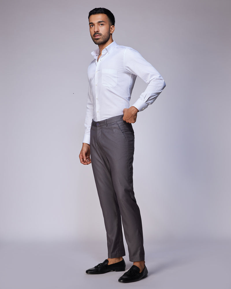 Titan Dress Pants - Dark Grey Bombay Shirt Company Titan Dress Pants - Dark Grey Bombay Shirt Company