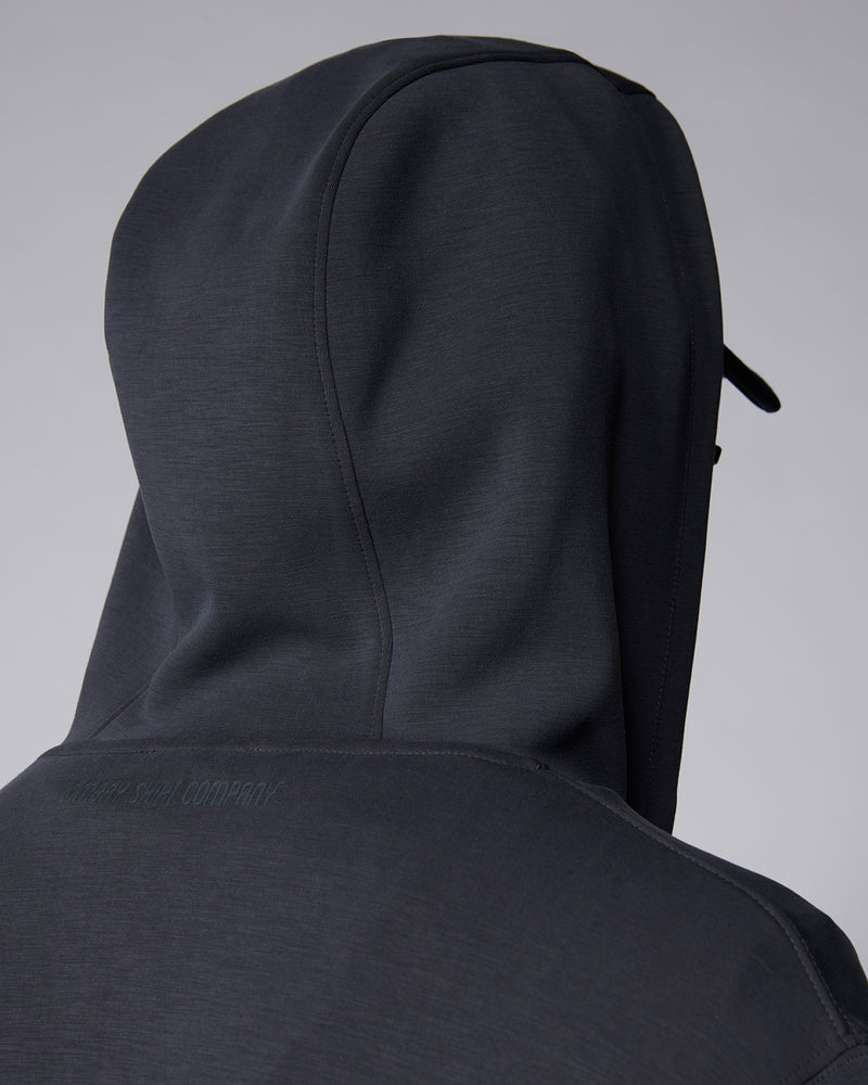 Luxe Travel Zipper Hoodie - Dark Grey