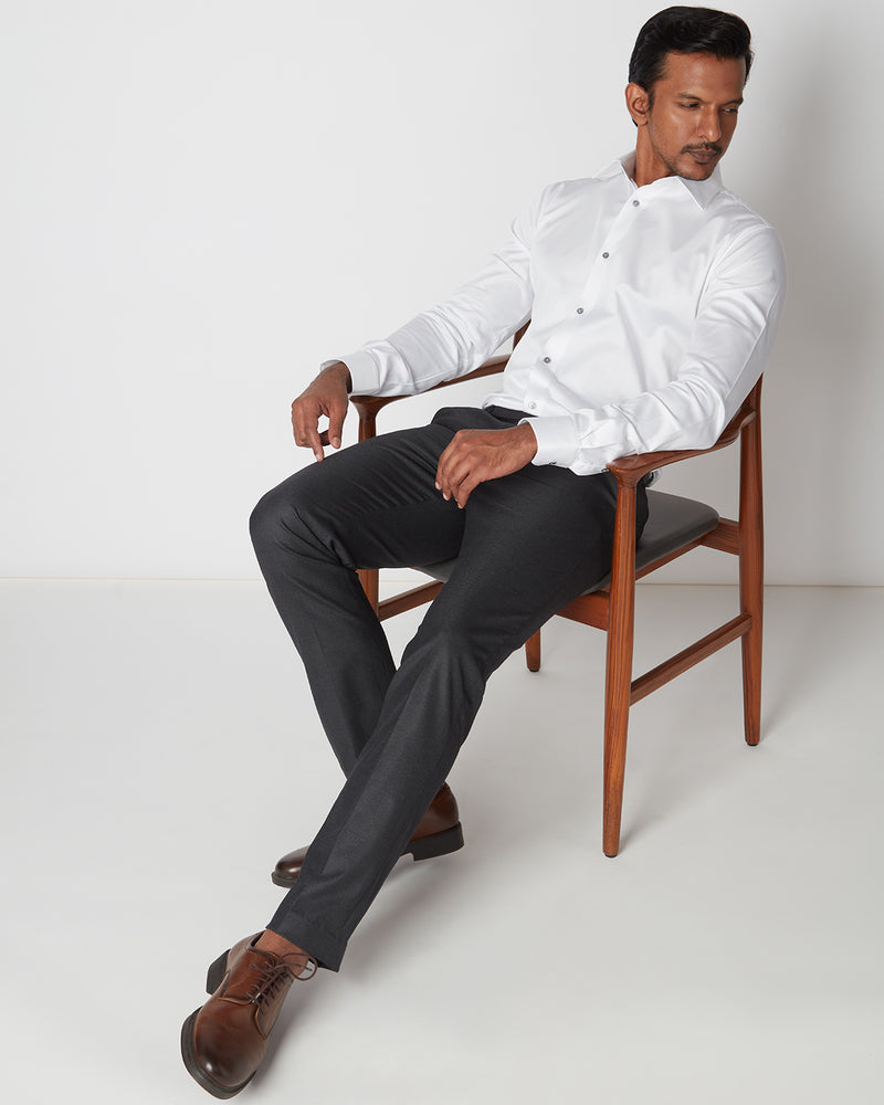 Executive Dress Pants - Dark Grey Bombay Shirt Company Executive Dress Pants - Dark Grey Bombay Shirt Company