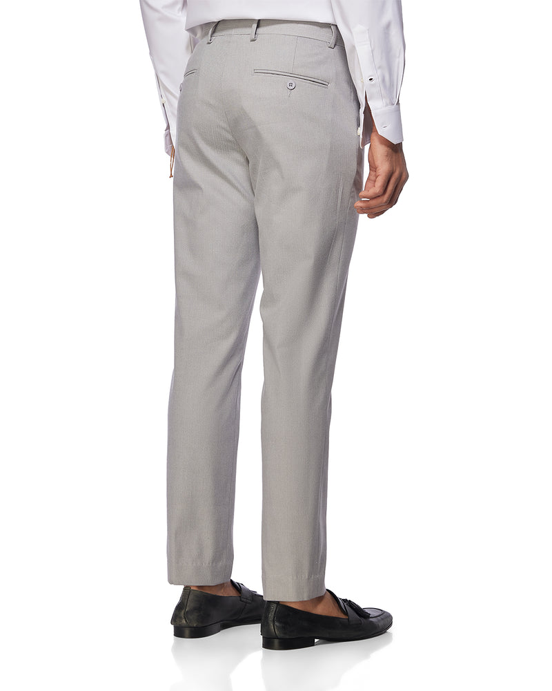 Valiant Herringbone Dress Pants - Grey