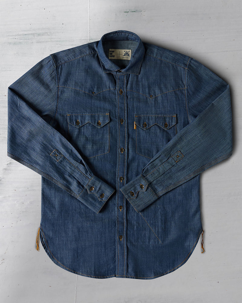The Twin Peaks Shirt - Mid Blue