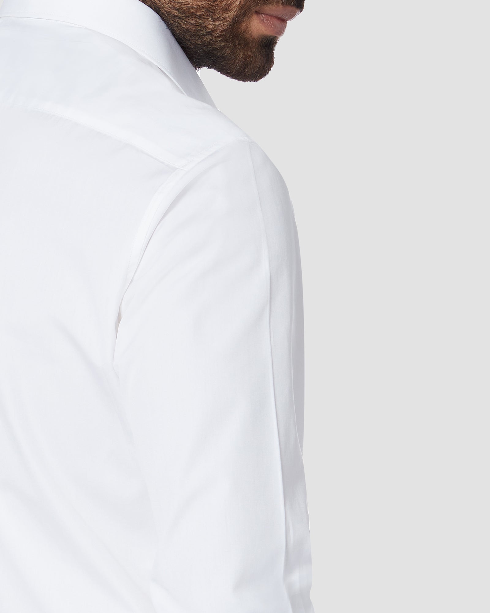 2-Ply Iceberg White Poplin Shirt