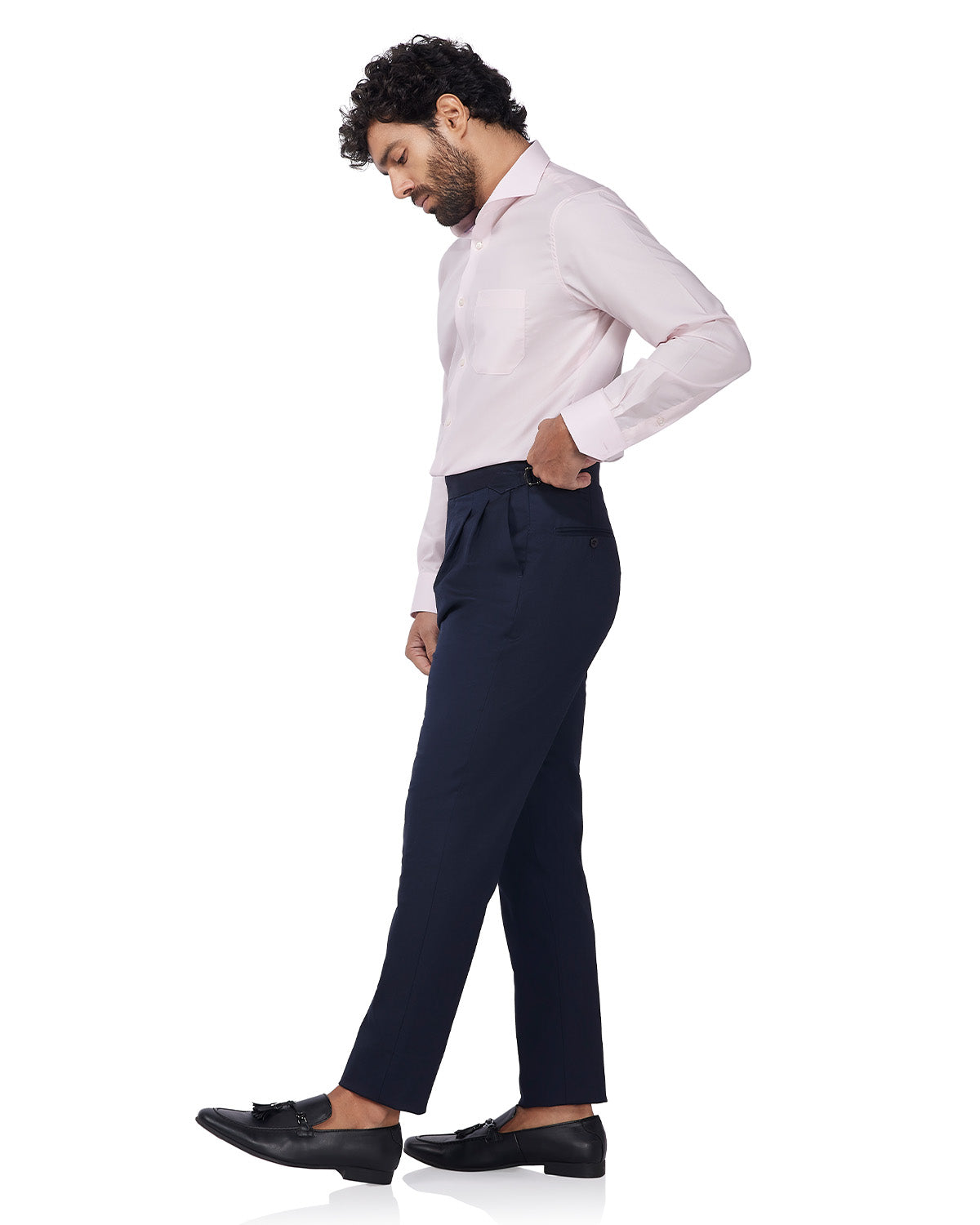 Easy-Care Cotton Oxford Shirt - Pink