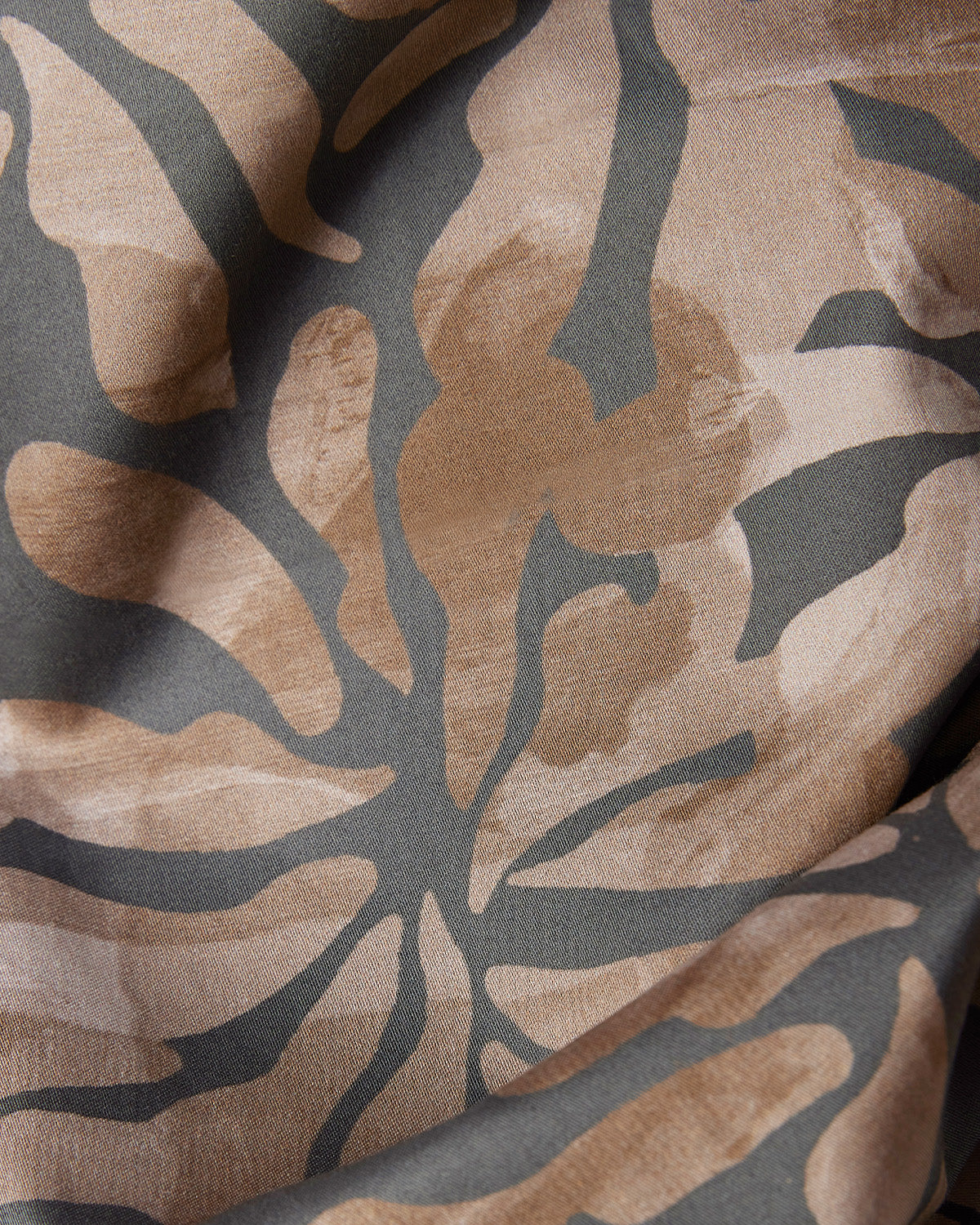 Floral Printed Shirt - Brown & Grey