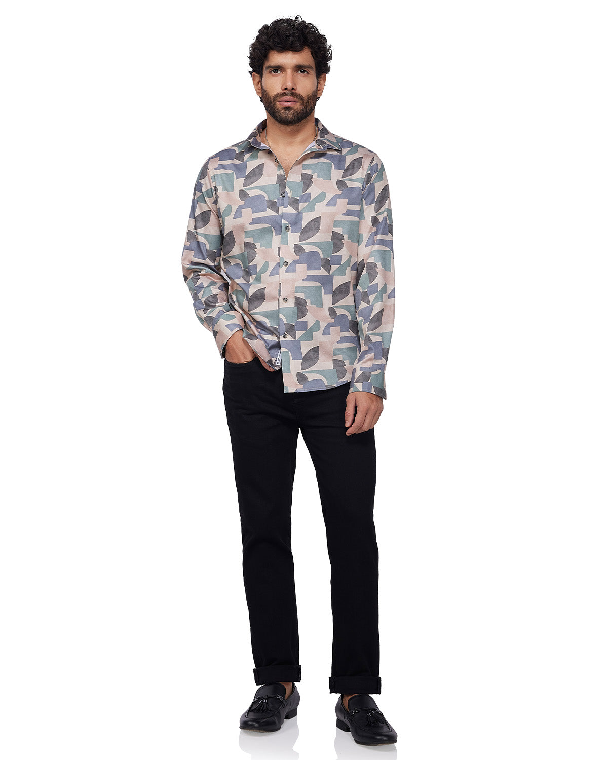 Abstract Printed Shirt - Multicoloured