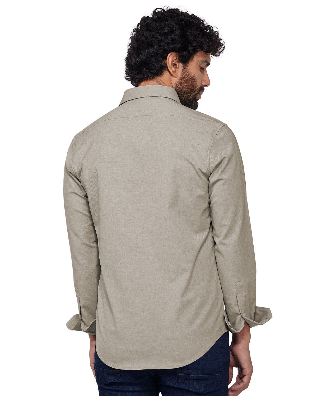 Japanese Stretch Oxford Shirt - Brown