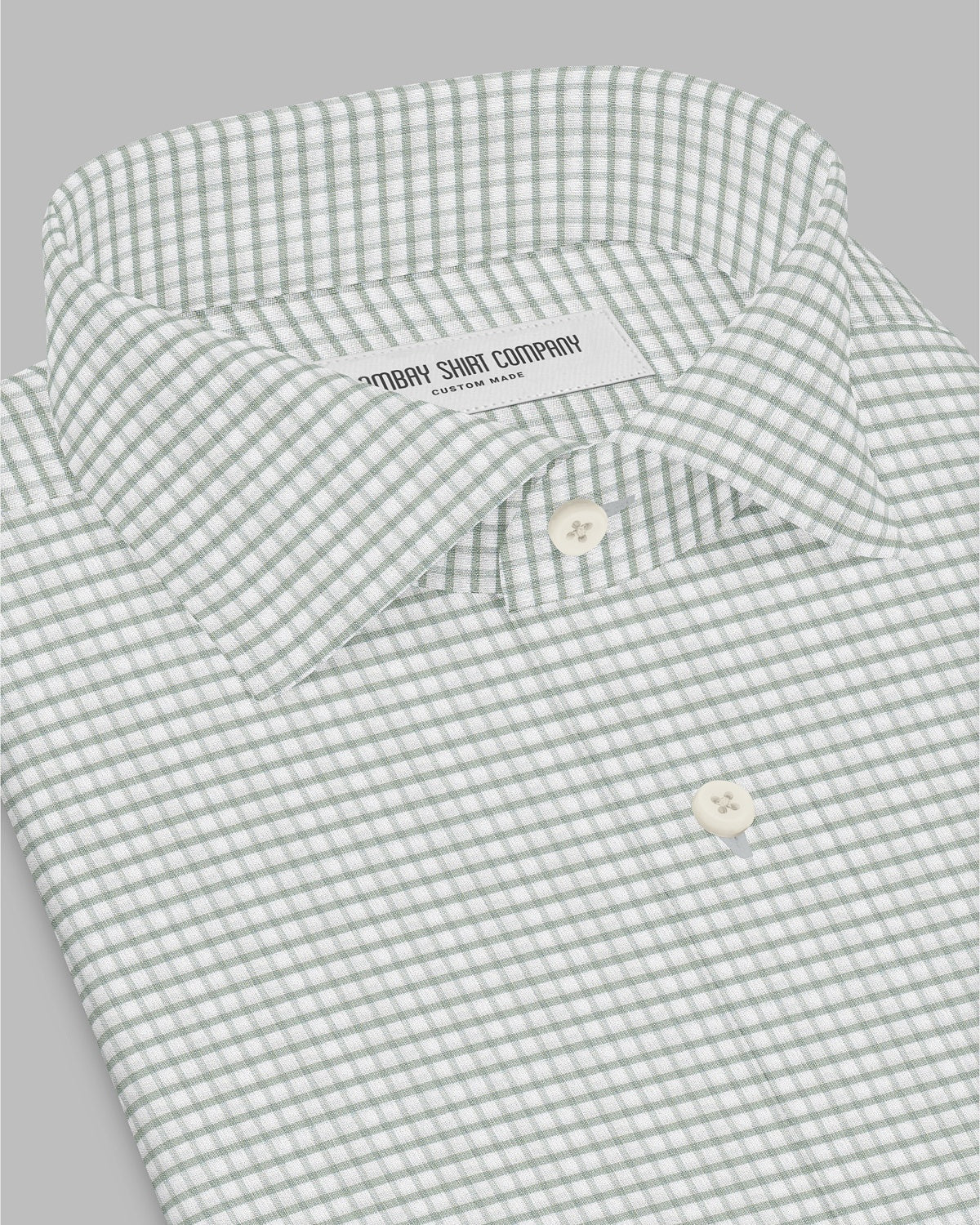 Clarion Gingham Checked Shirt - Green