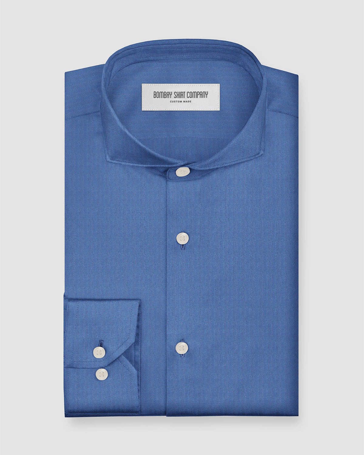 Crux Herringbone Shirt - Blue