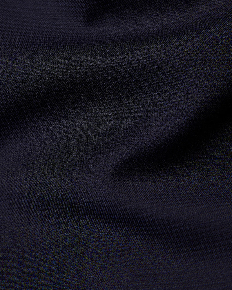 Raven Blended Wool Nehru Jacket - Black