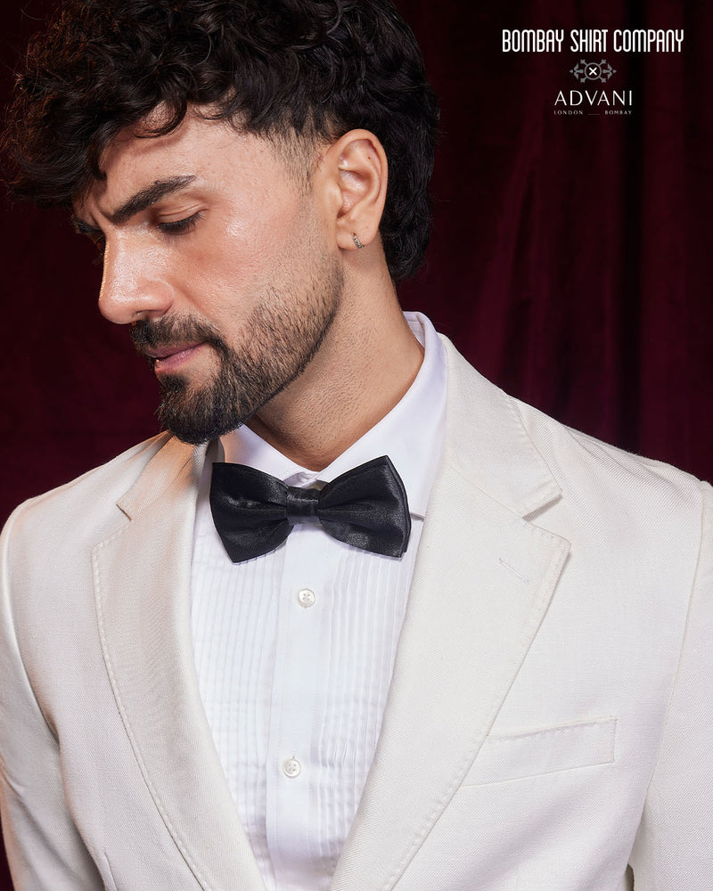 BSC x ALB | Encore 100% Linen Notched Collar Blazer - Cream