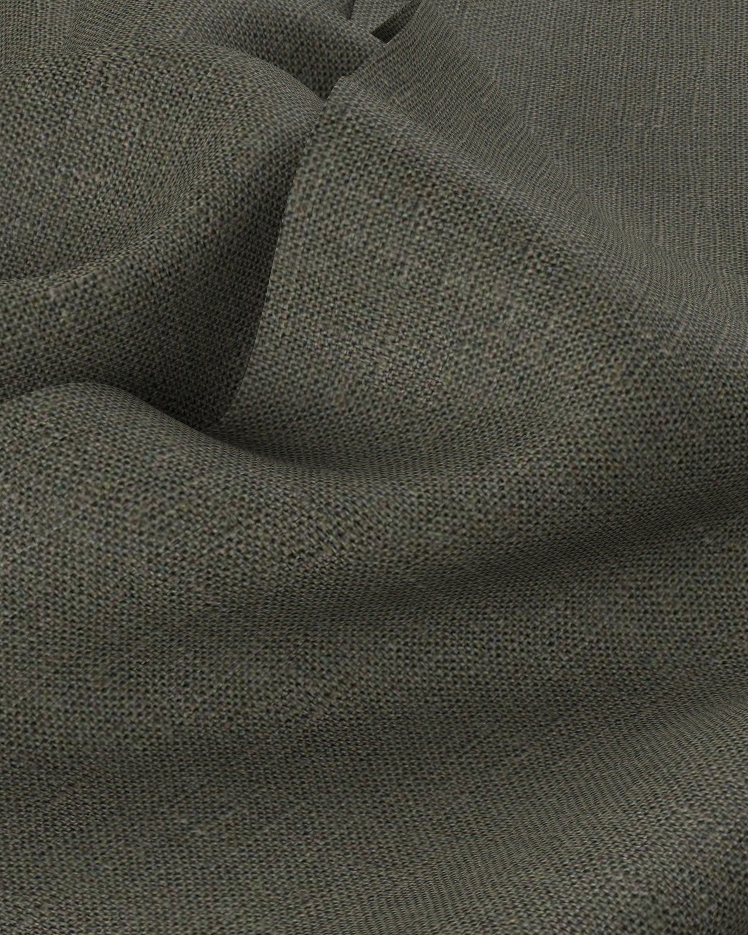 Soft Washed Linen Shirt - Military Green