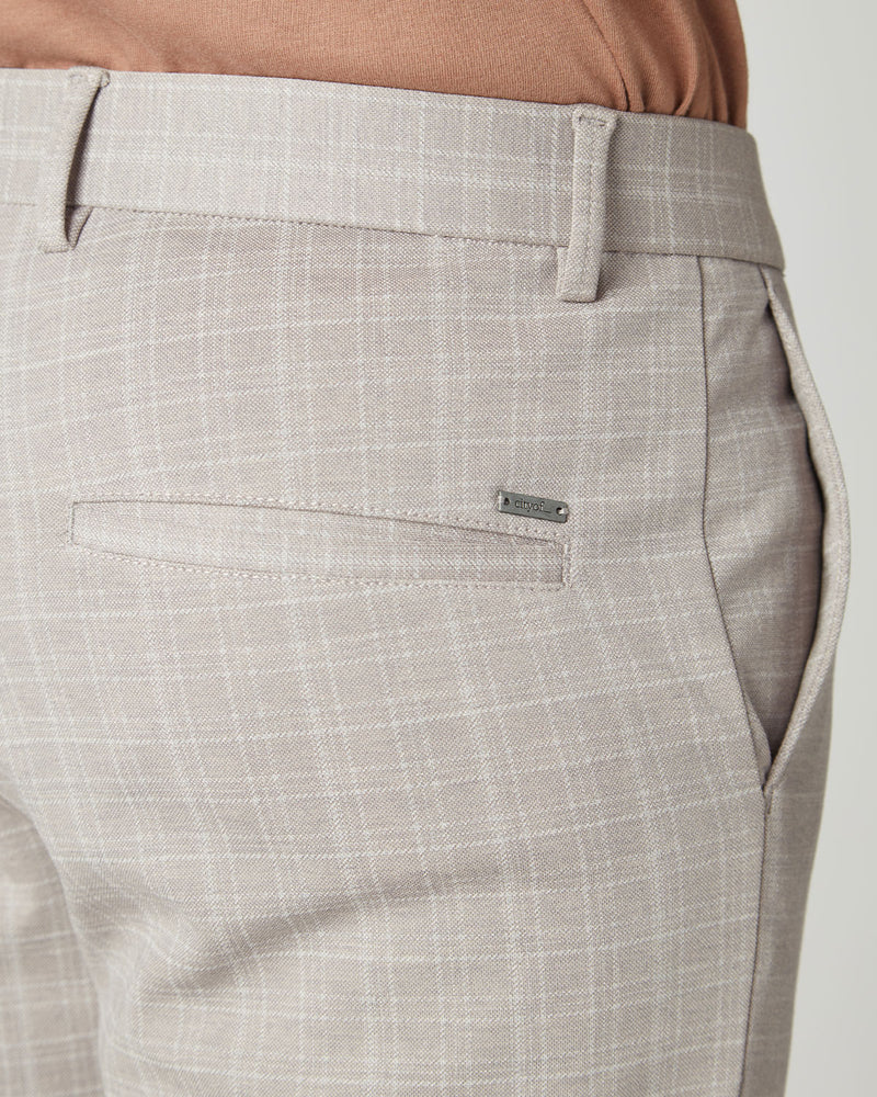 Flex 4-Way Stretch Knit Pants - Beige