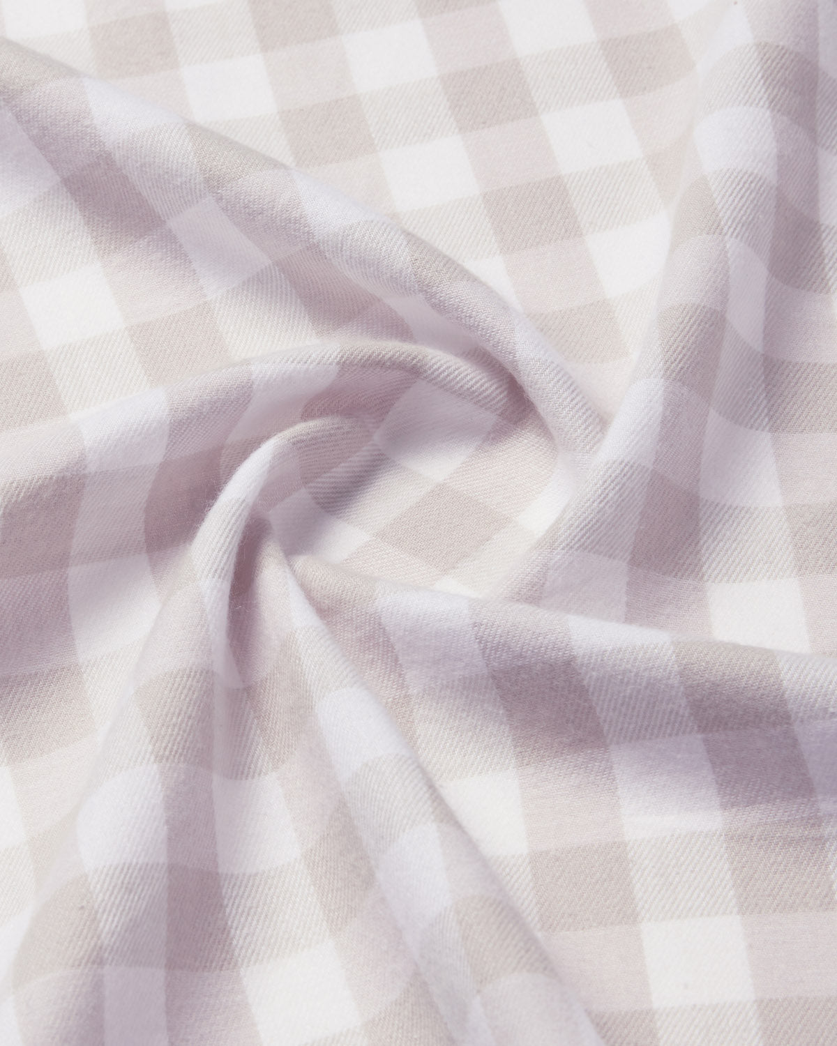 Biscuit Brushed Checked Shirt
