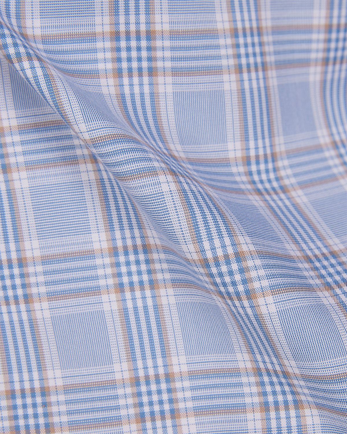 Oxford Checked Shirt - Blue & Brown