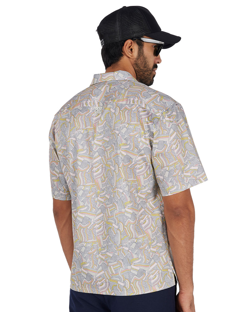 Multicoloured Abstract Printed Shirt