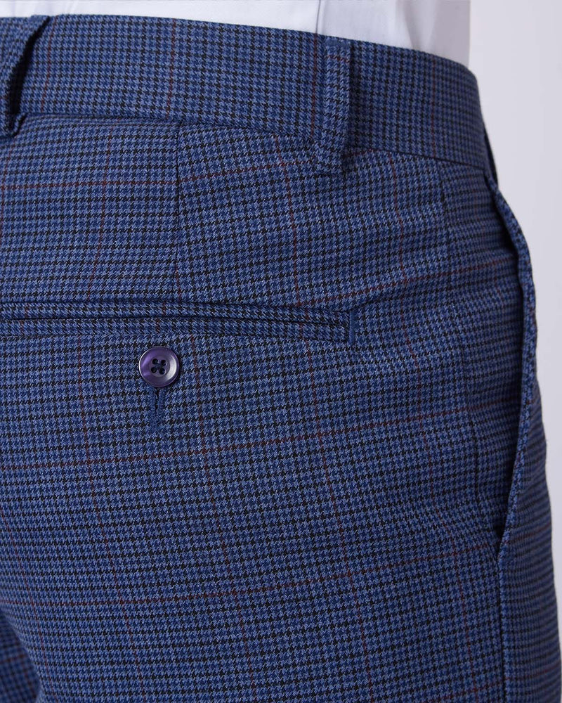 Japanese Ascent Blended Wool Dress Pants - Blue