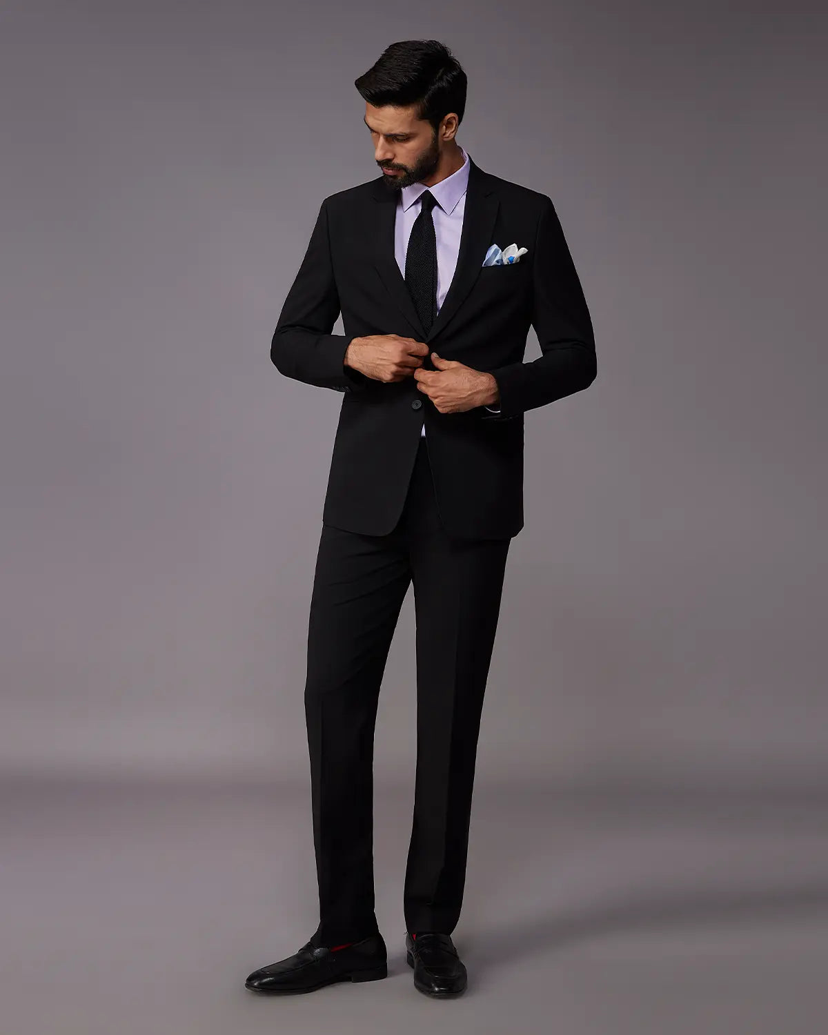 The Flux 4-Way Stretch Suit - Black