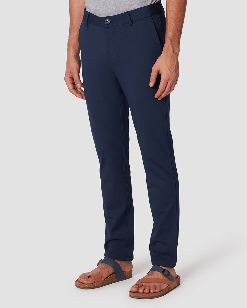 Dynamic 4 Way Stretch Travel Pants - Navy – Bombay Shirt Company