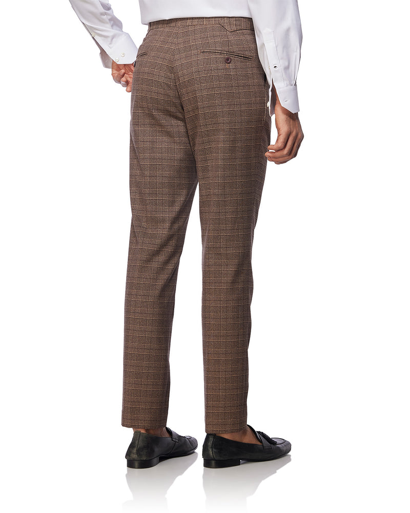 Vesuvio Stretch Neapolitan Dress Pants - Brown