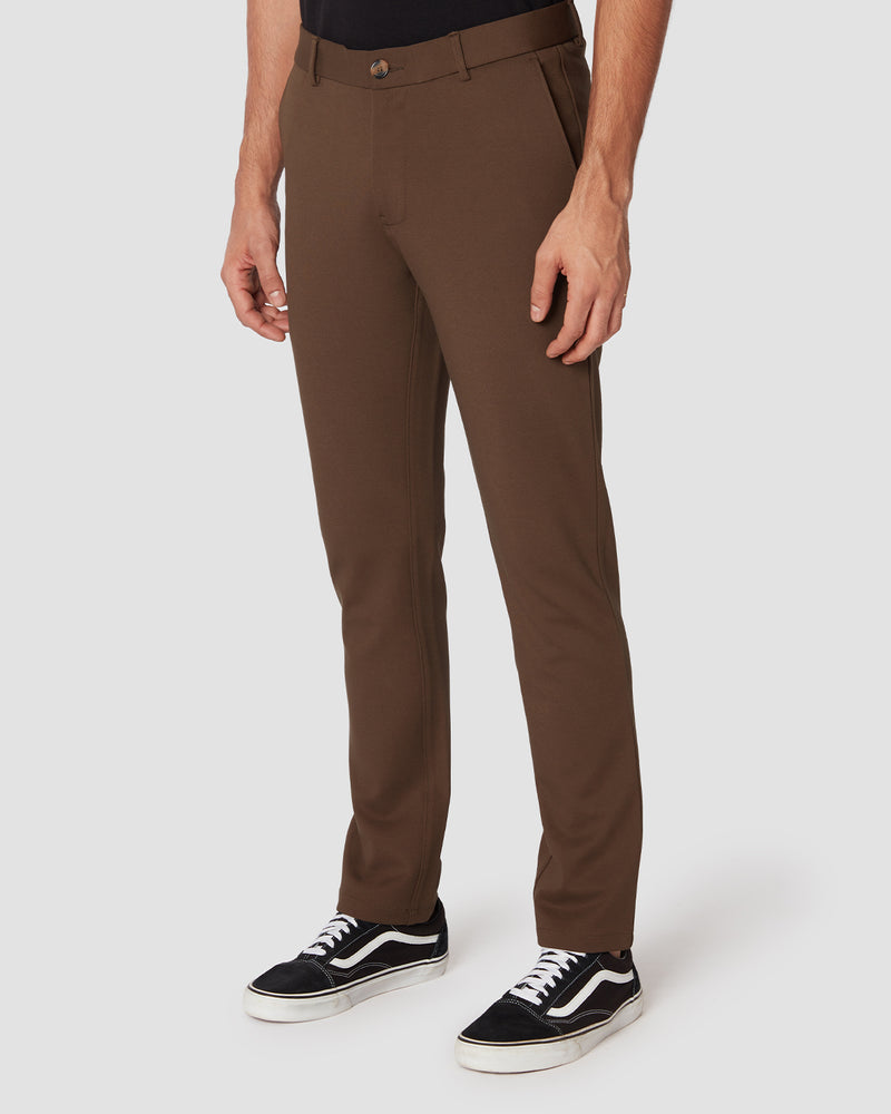 Dynamic 4 Way Stretch Smart Pants - Brown