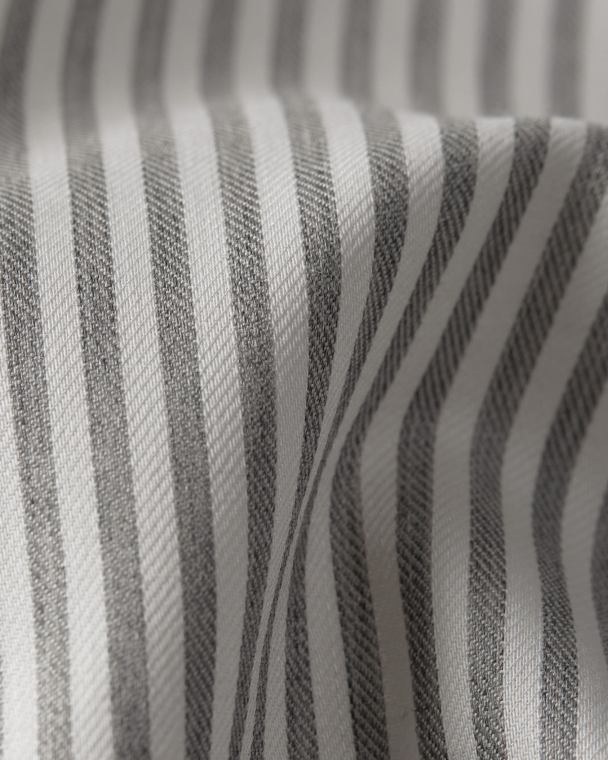 Balfour Herringbone Striped Shirt - Grey