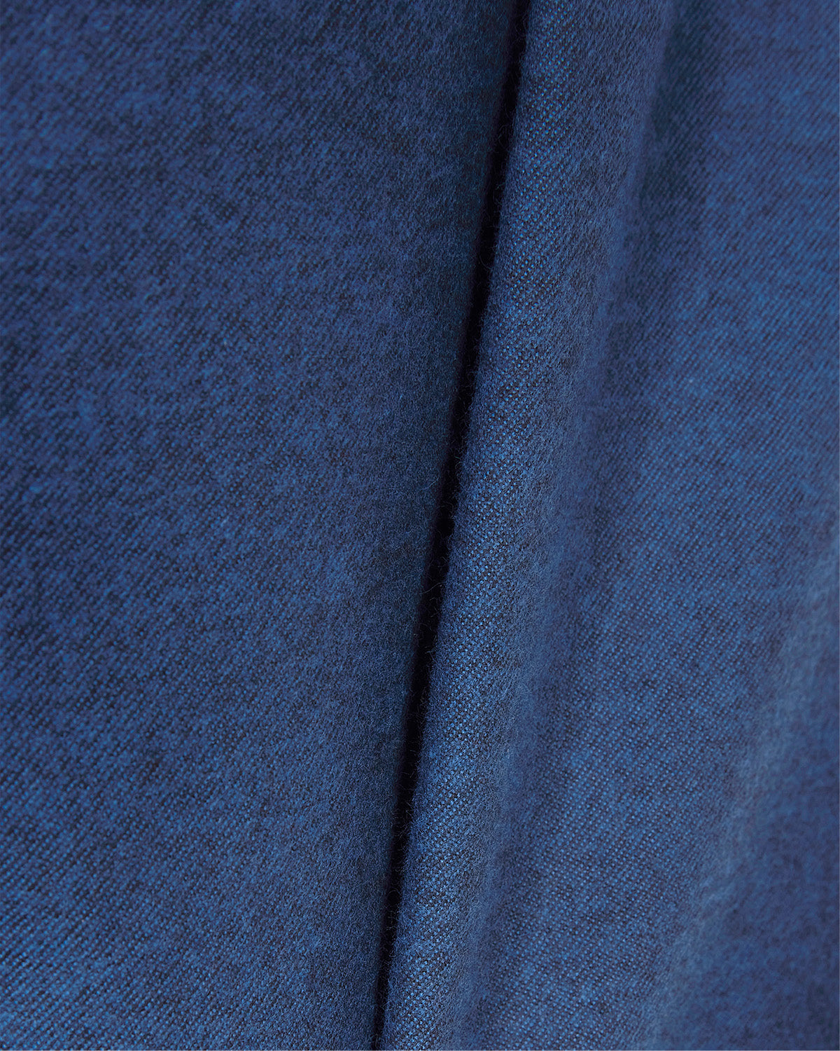 Japanese Brushed Twill Shirt - Dark Blue