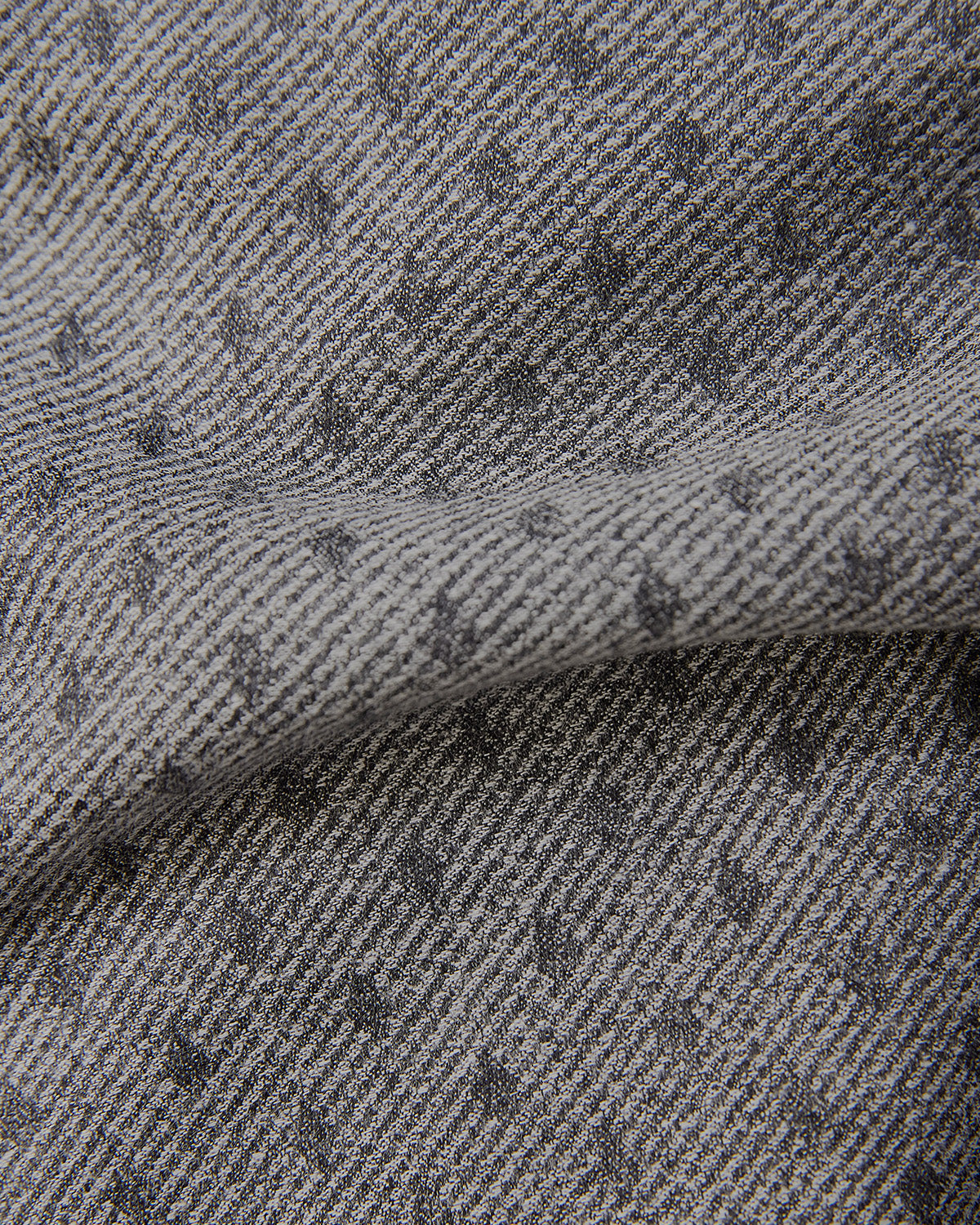Brushed Diamond Dobby Shirt - Grey