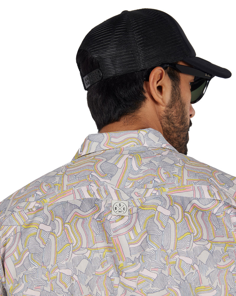 Multicoloured Abstract Printed Shirt