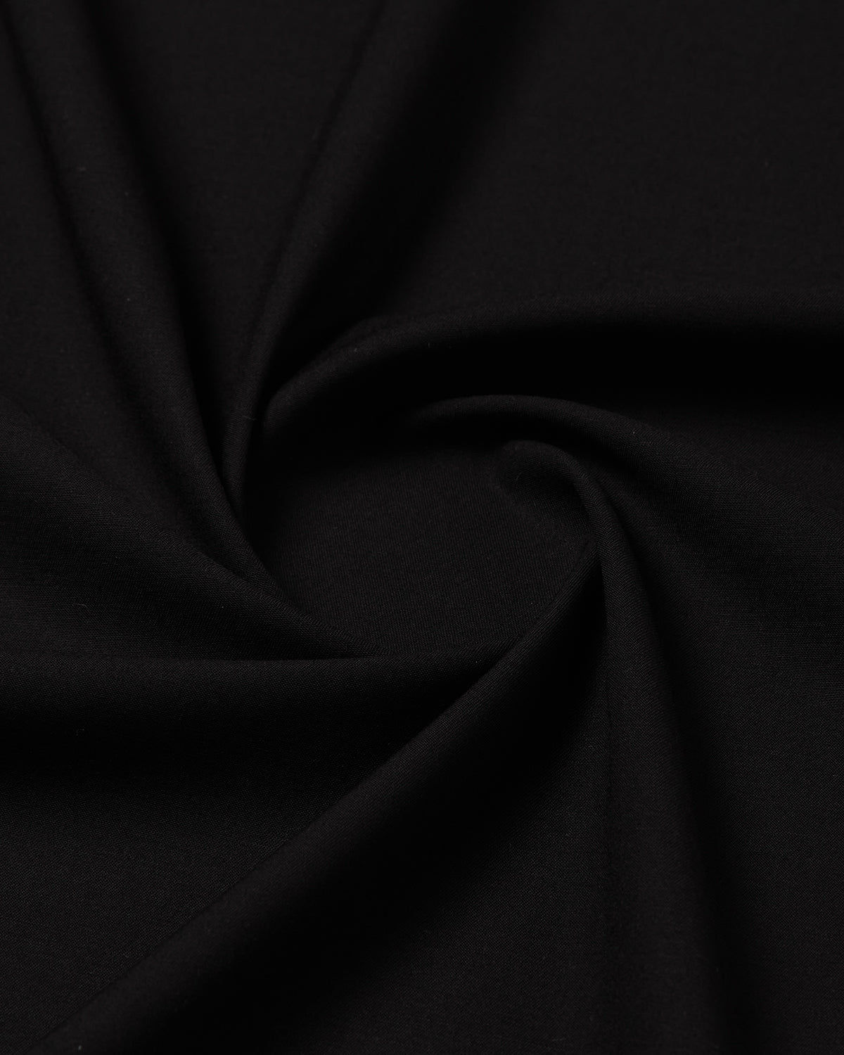 Wrinkle-free Bamboo-Blend Twill Shirt - Black