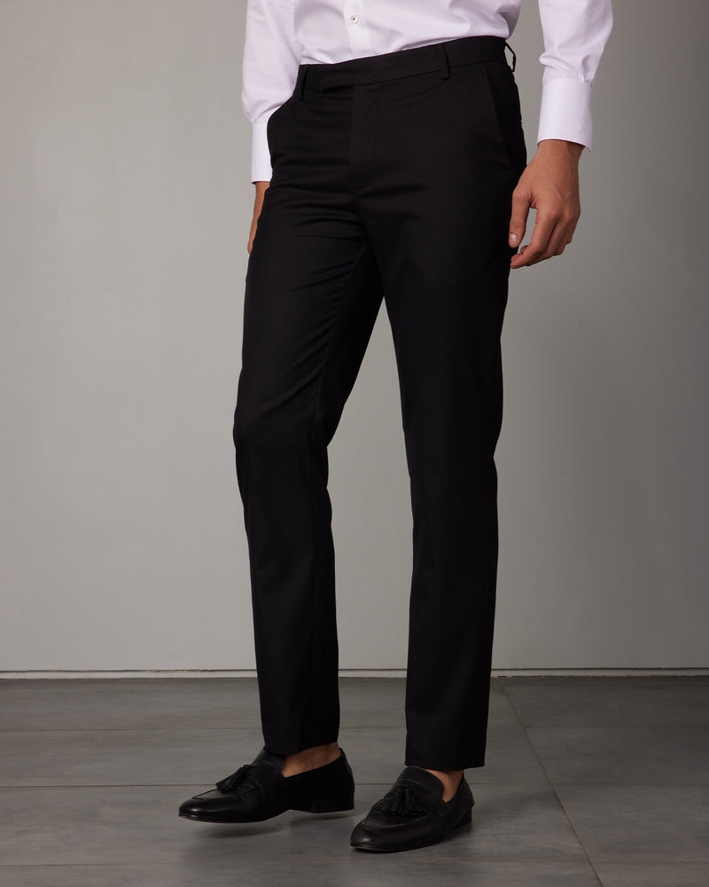 Black n Bianco Boys' Flat Front Slim Fit Dress Trouser Pants in Blackstone  Charcoal