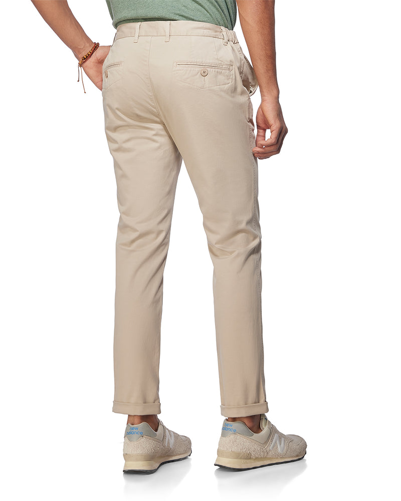 Vintage-Day Casual Chinos - Beige