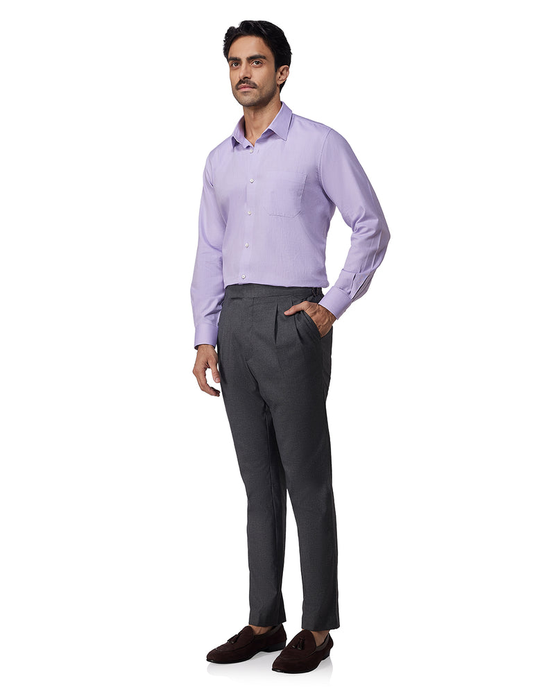 Lavender Cotton Dobby Shirt
