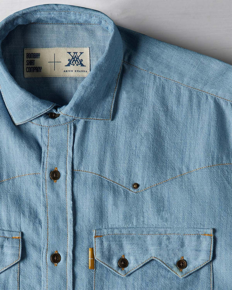 The Twin Peaks Shirt - Light Blue