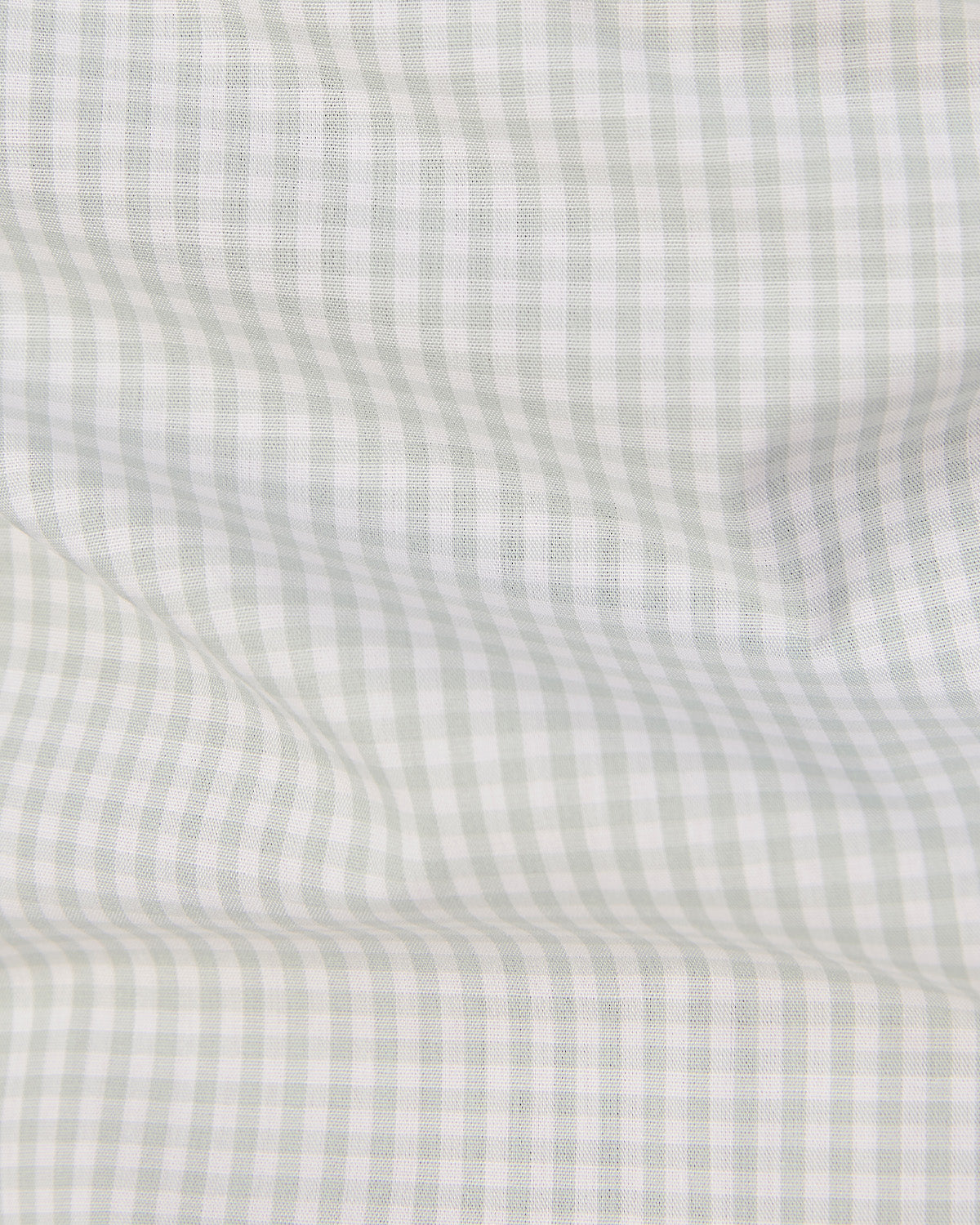 Giza Cotton Gingham Checked Shirt - Green