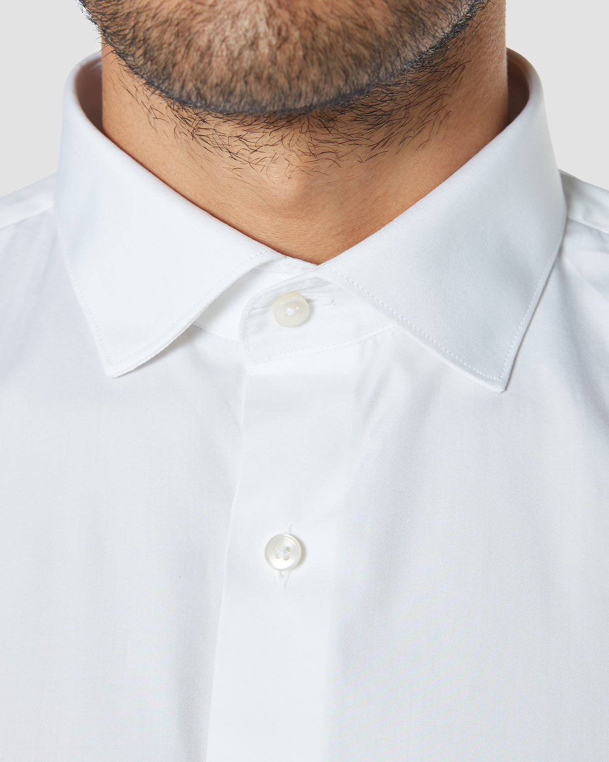 Soktas Ice White 3-button Cuff Shirt