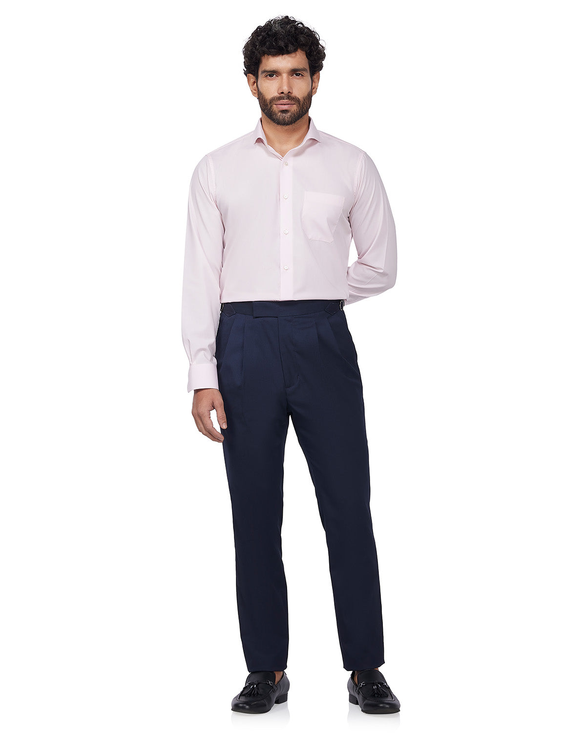 Easy-Care Cotton Oxford Shirt - Pink