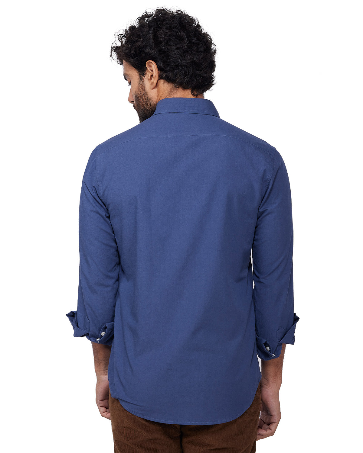 Japanese Poplin Shirt - Navy