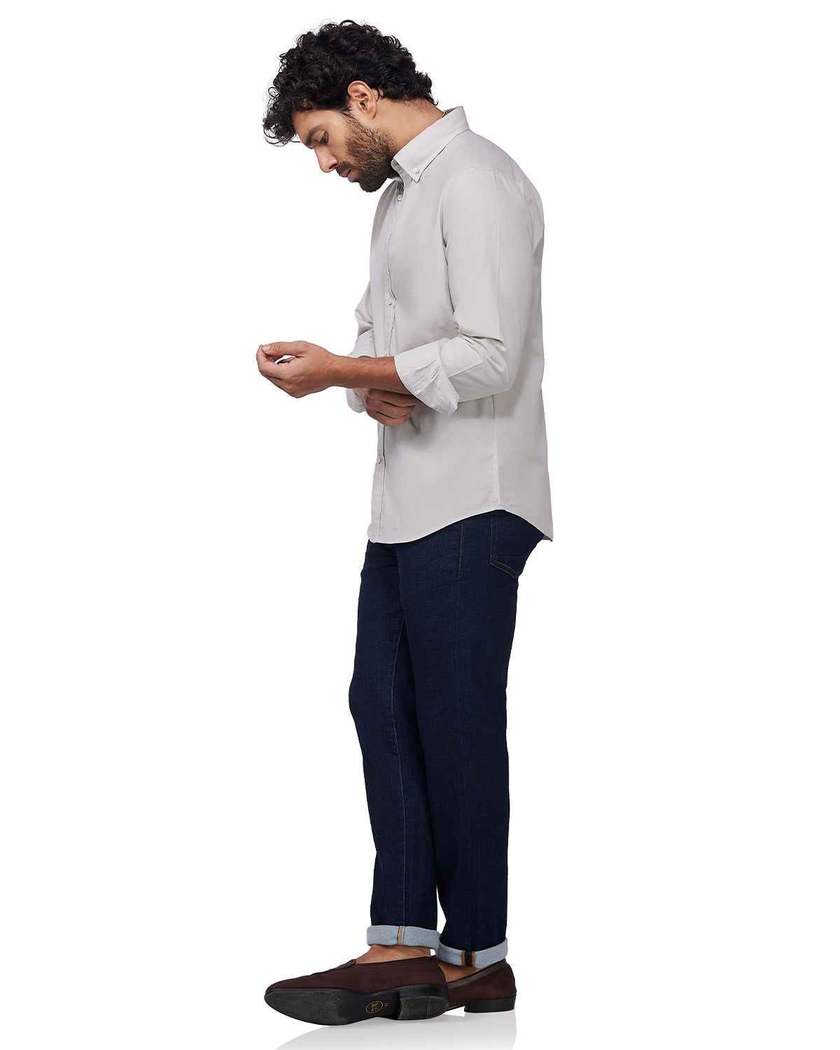 Japanese Poplin Shirt - Beige