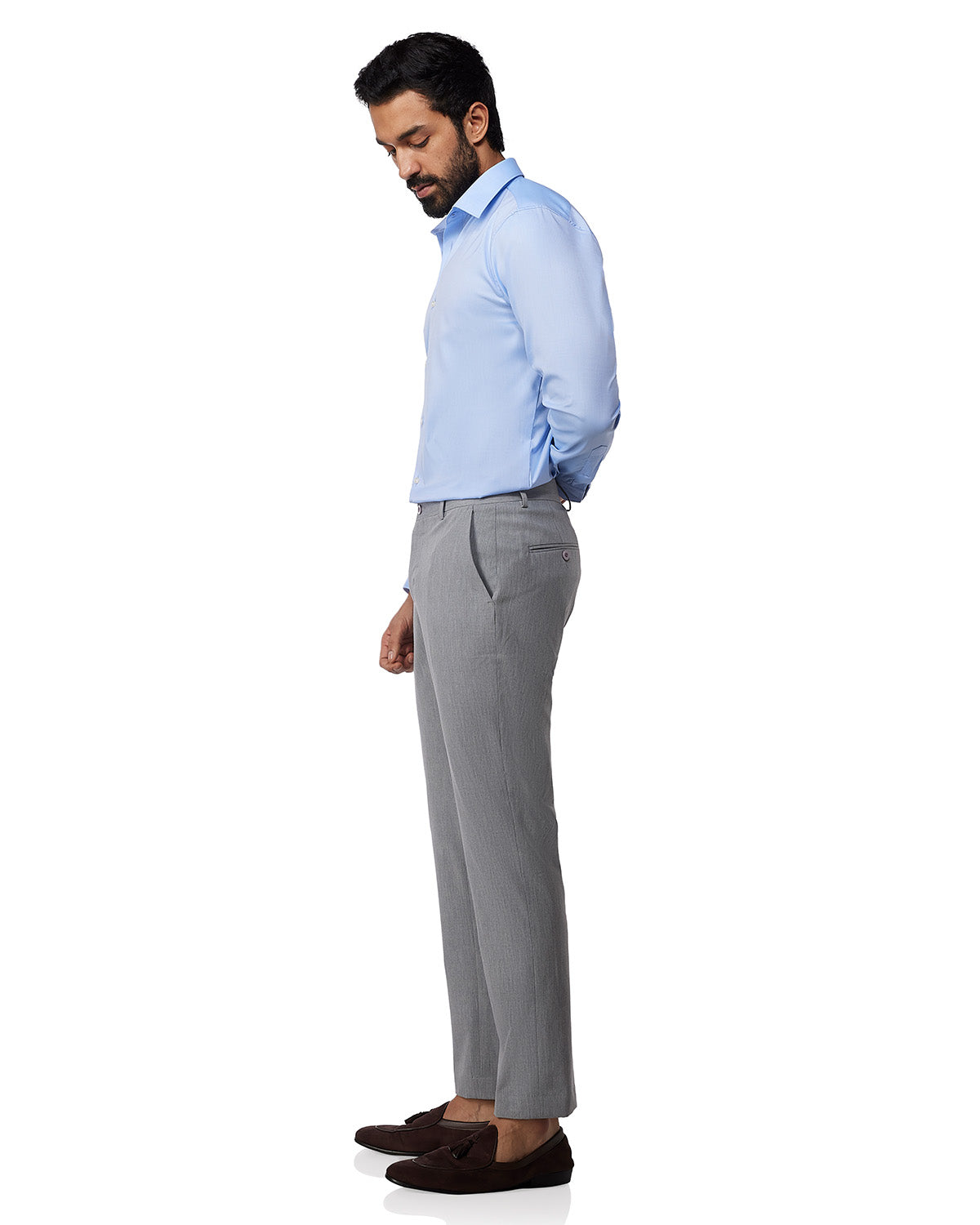 Wrinkle-Free Oxford Shirt - Blue