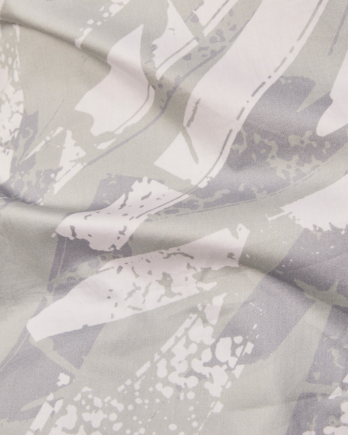 Brushstroke Printed Shirt - Green